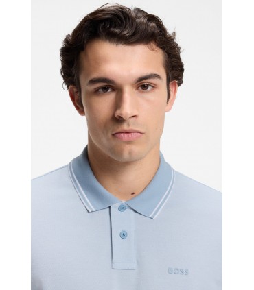 Polo mc boss orange 458light/pastelblue