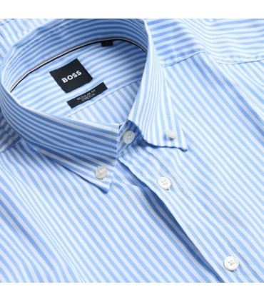 Chemise ml boss black 450light/pastelblue
