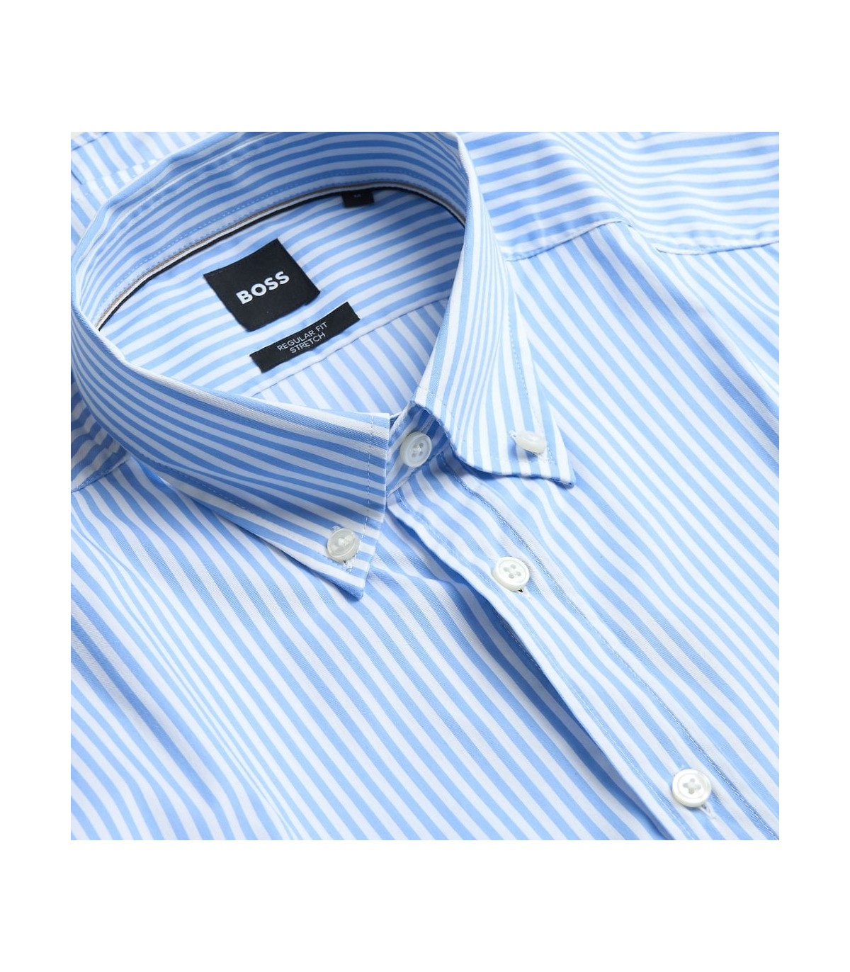 Chemise ml boss black 450light/pastelblue