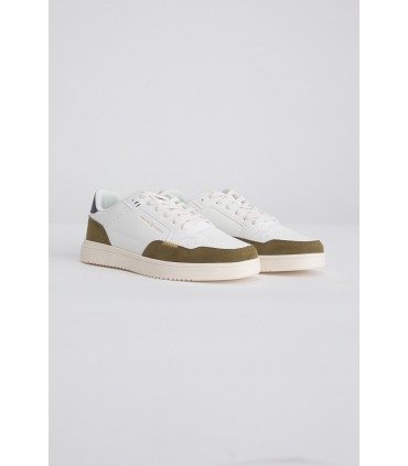 Baskets benson & cherry blanc/kaki