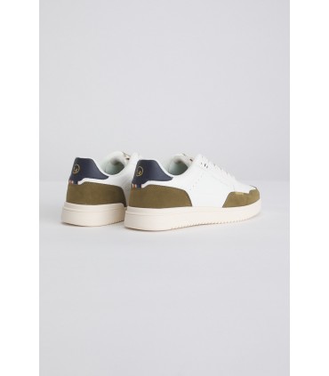 Baskets benson & cherry blanc/kaki