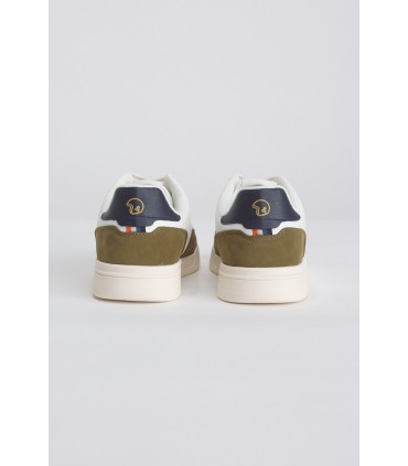 Baskets benson & cherry blanc/kaki