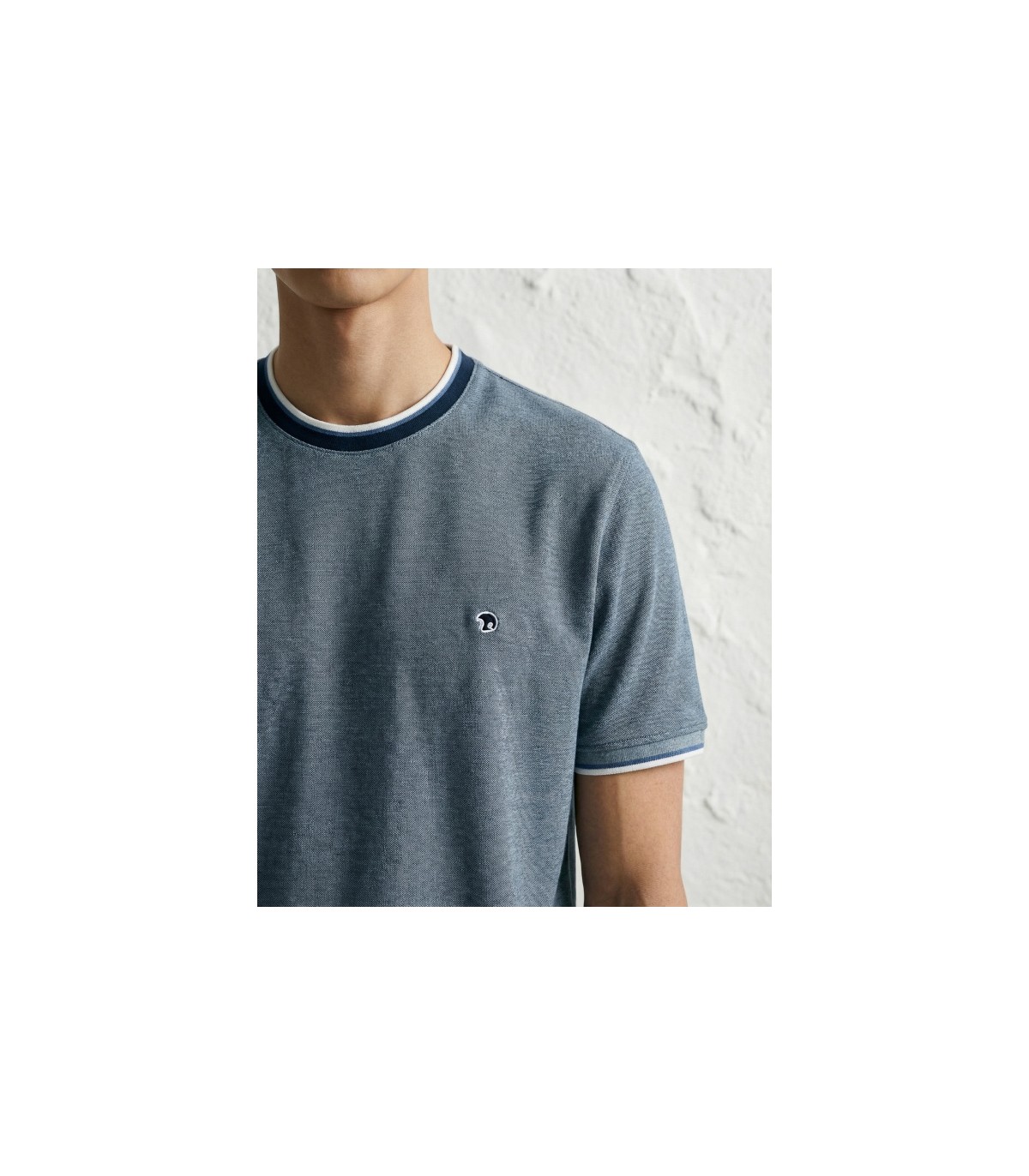 Tee shirt mc benson & cherry marine-mel