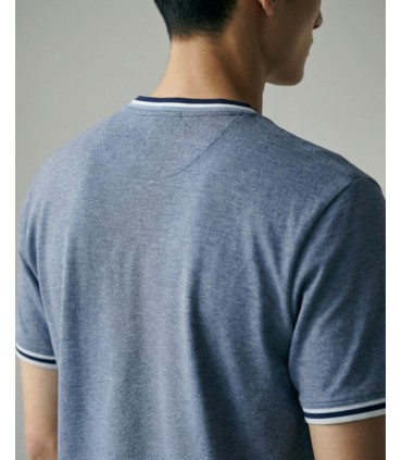 Tee shirt mc benson & cherry marine-mel