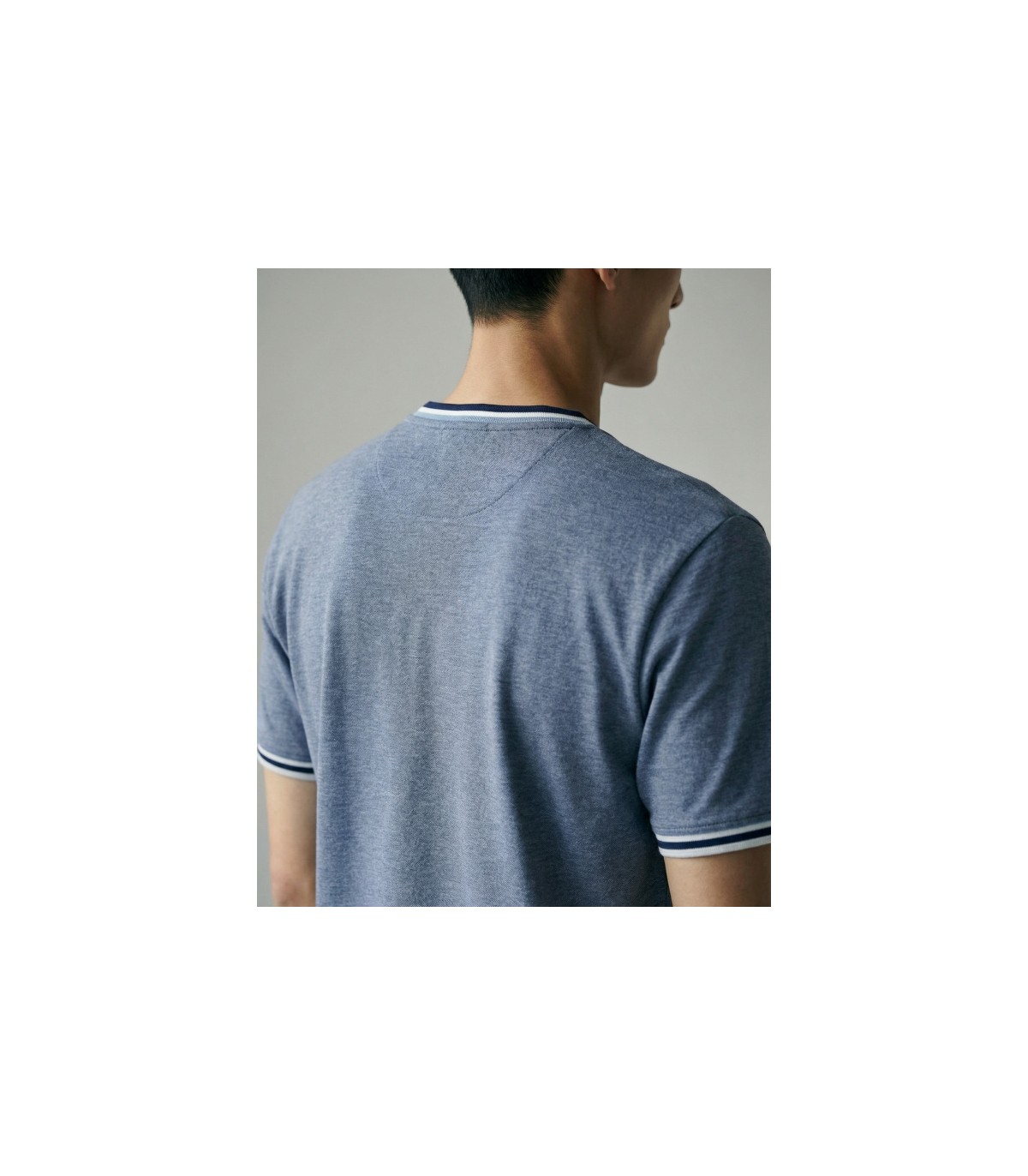 Tee shirt mc benson & cherry marine-mel