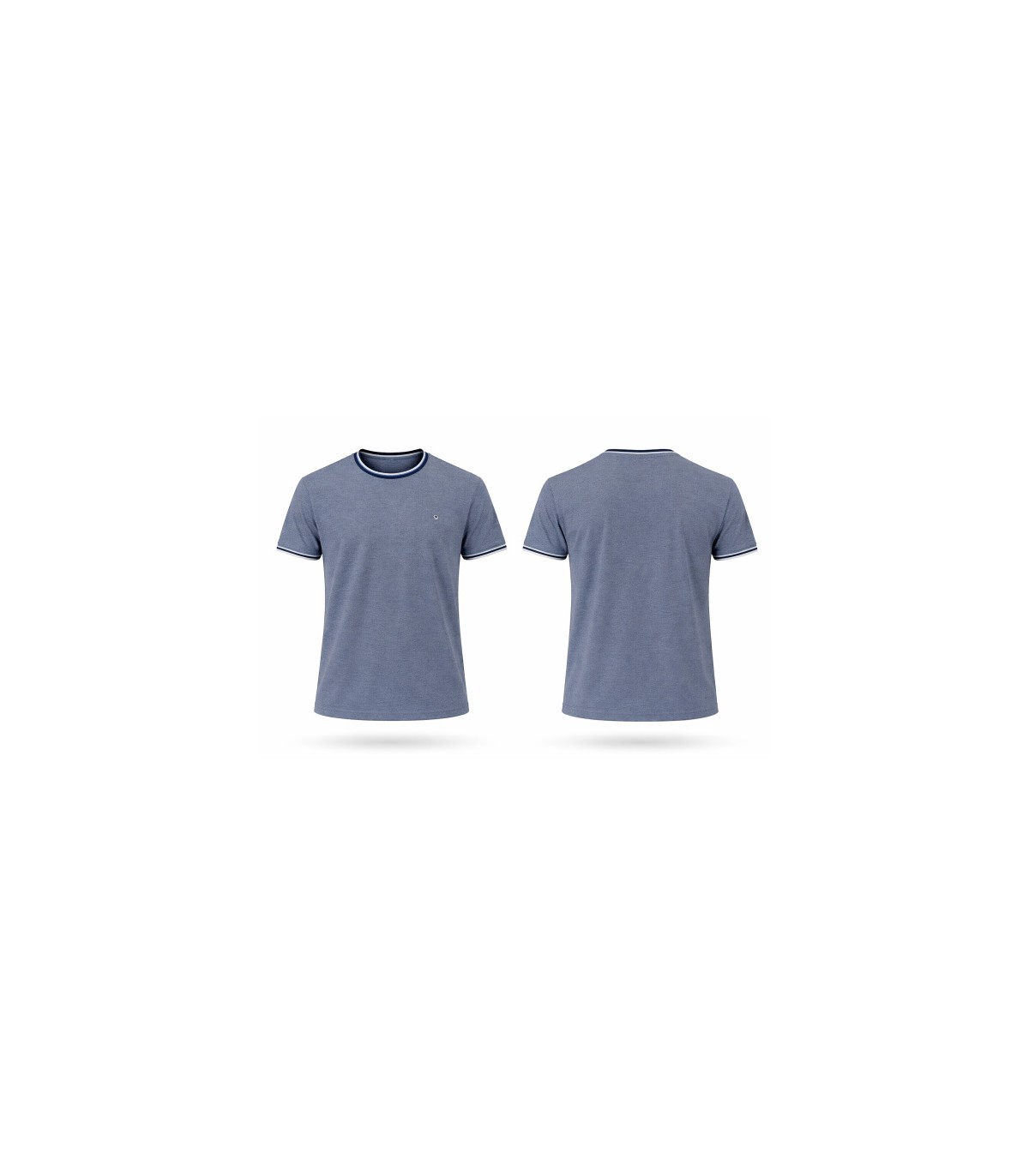 Tee shirt mc benson & cherry marine-mel