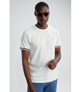 Tee shirt mc benson & cherry ecru