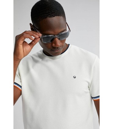 Tee shirt mc benson & cherry ecru