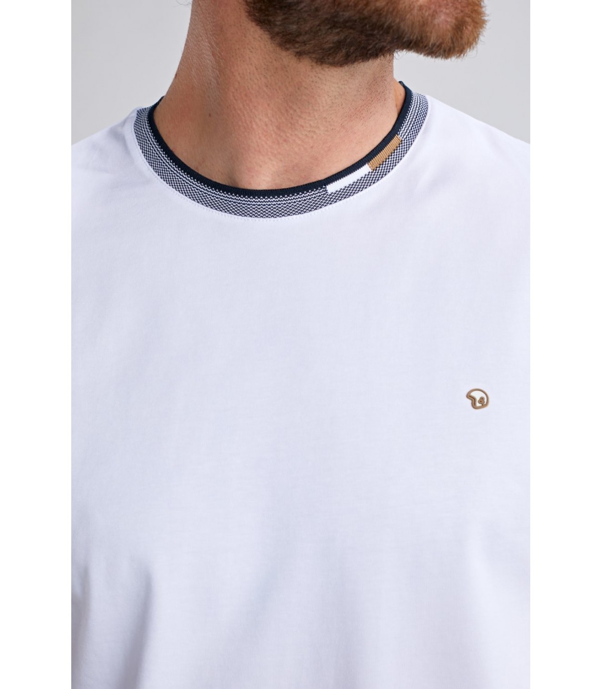 Tee shirt mc benson & cherry blanc