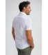 Chemise mc benson & cherry blanc-kaki