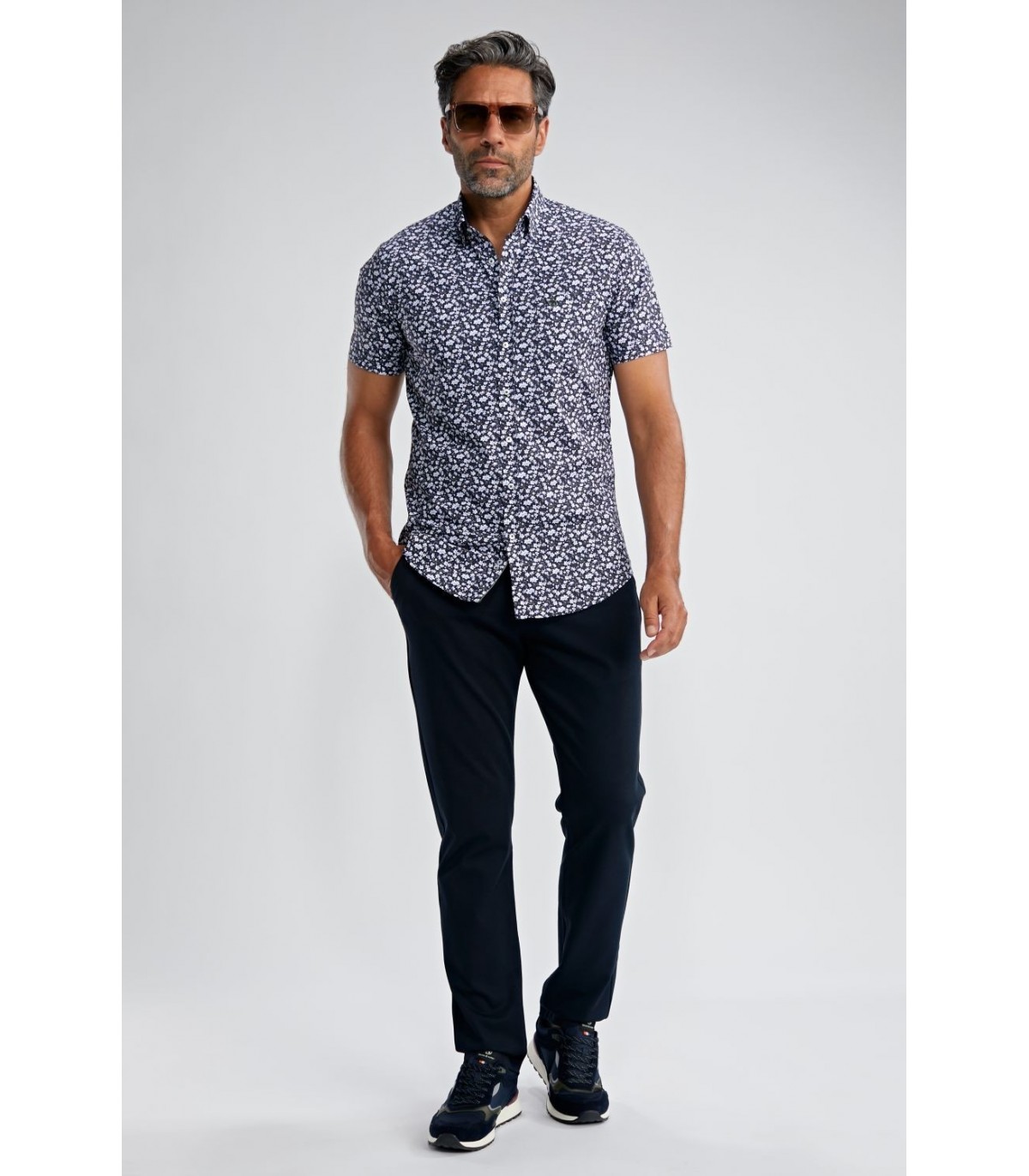 Chemise mc benson & cherry marine