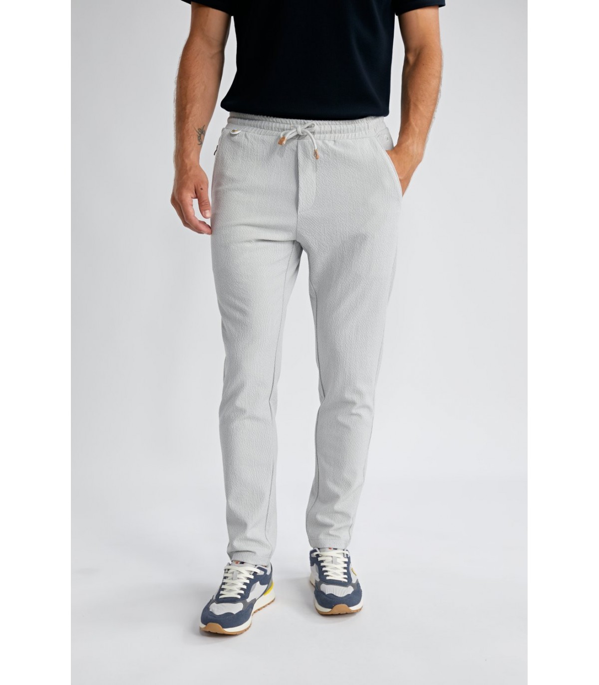 Pantalon jogging benson & cherry gris