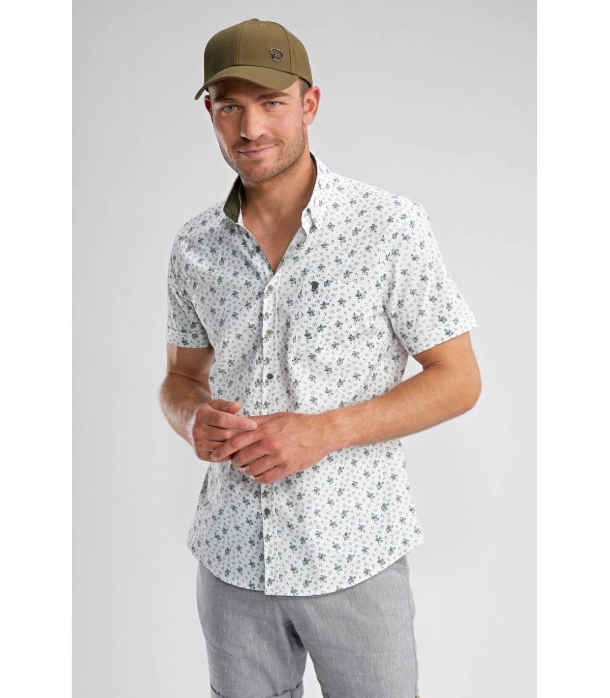 Chemise mc benson & cherry blanc