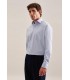 Chemise ml uni seidensticker 13bleuclair