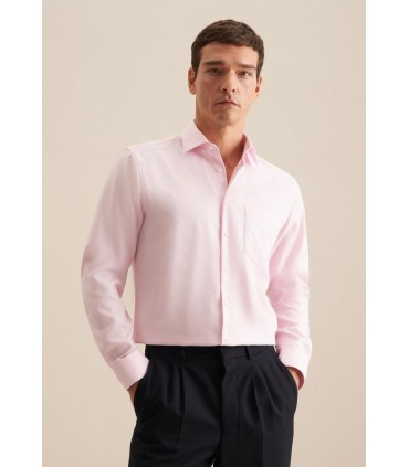 Chemise ml uni seidensticker 42rosepale