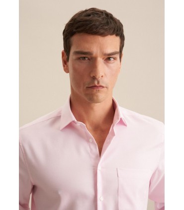 Chemise ml uni seidensticker 42rosepale
