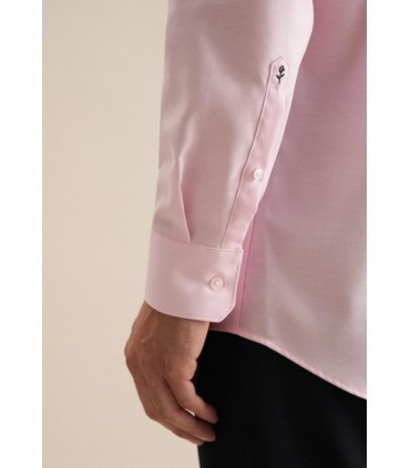 Chemise ml uni seidensticker 42rosepale