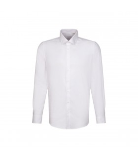 Chemise ml uni seidensticker 01blanc