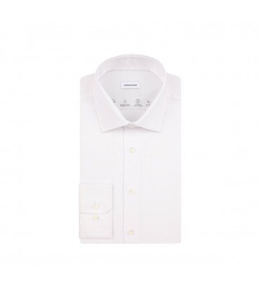 Chemise ml uni seidensticker 01blanc