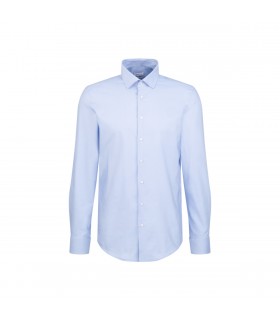 Chemise ml uni seidensticker 11ciel