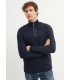 Pull col zippe saint-james ccnavy