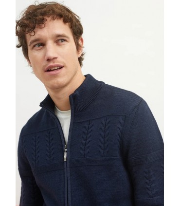 Gilet zippe saint-james ccnavy