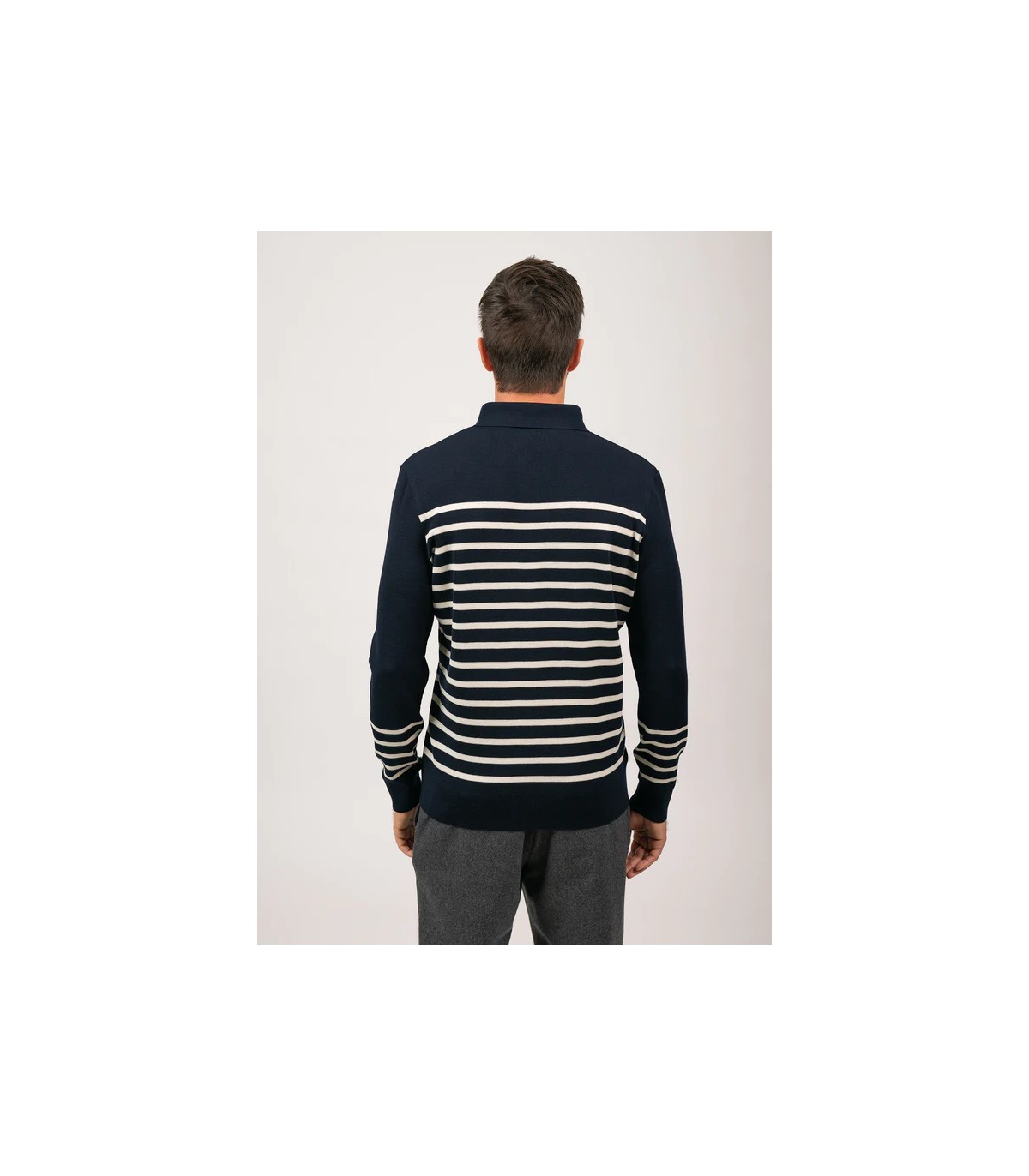 Polo ml saint-james k8-navy/bla