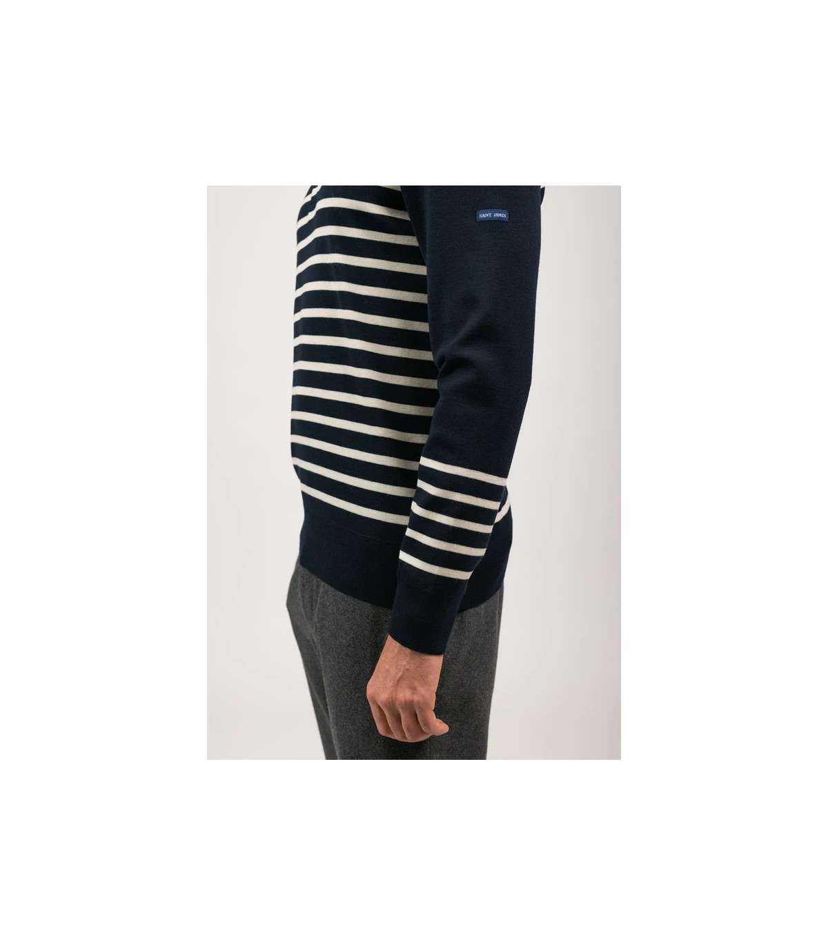 Polo ml saint-james k8-navy/bla