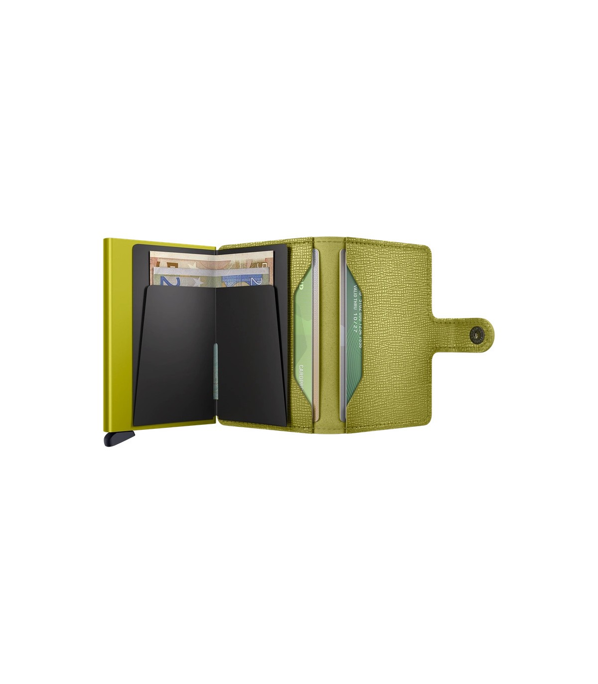 Maroquinerie portecarte secrid lime