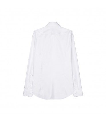 Chemise ml uni seidensticker 01blanc