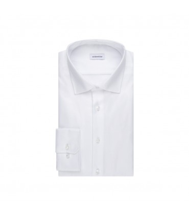 Chemise ml uni seidensticker 01blanc