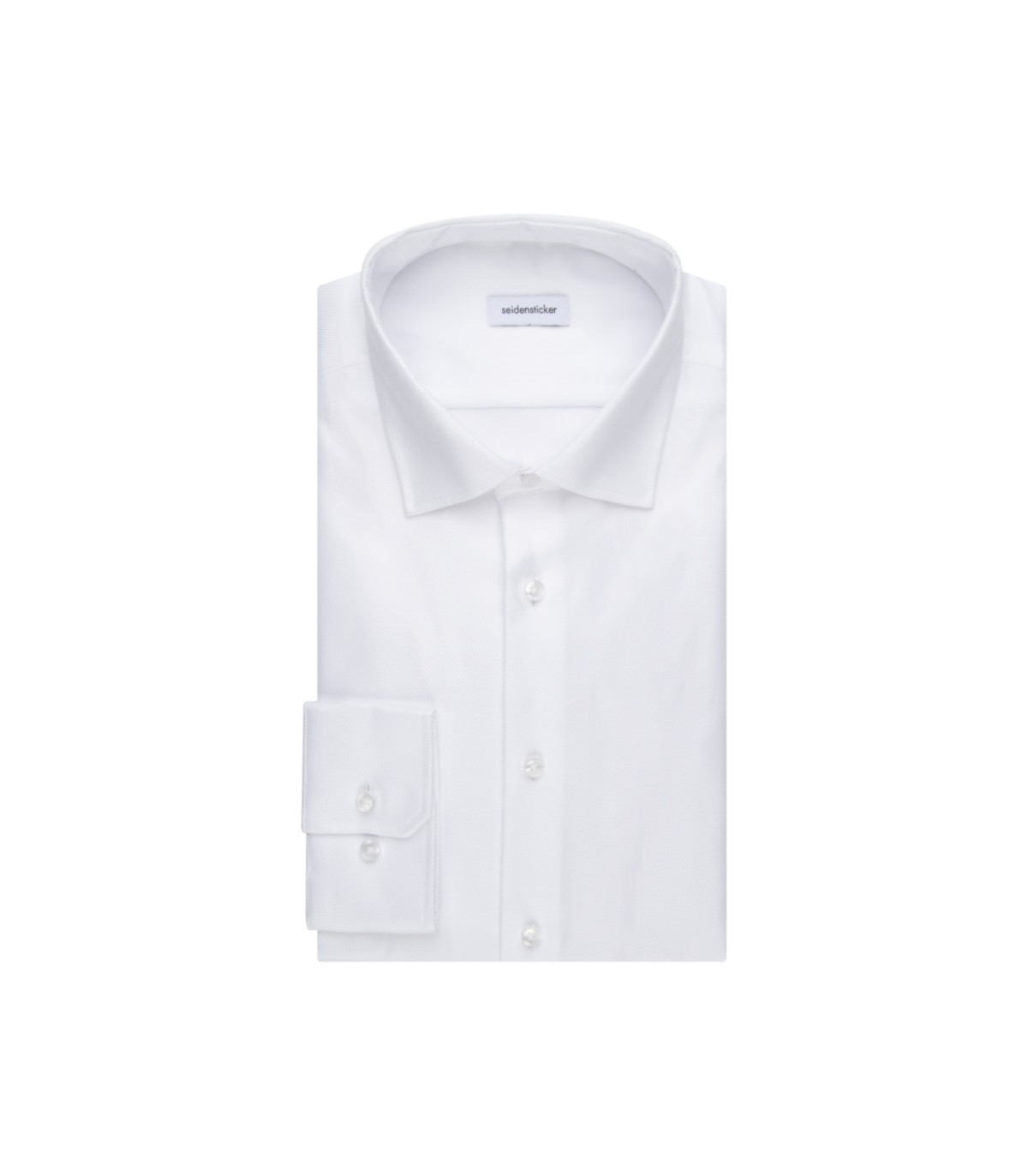 Chemise ml uni seidensticker 01blanc