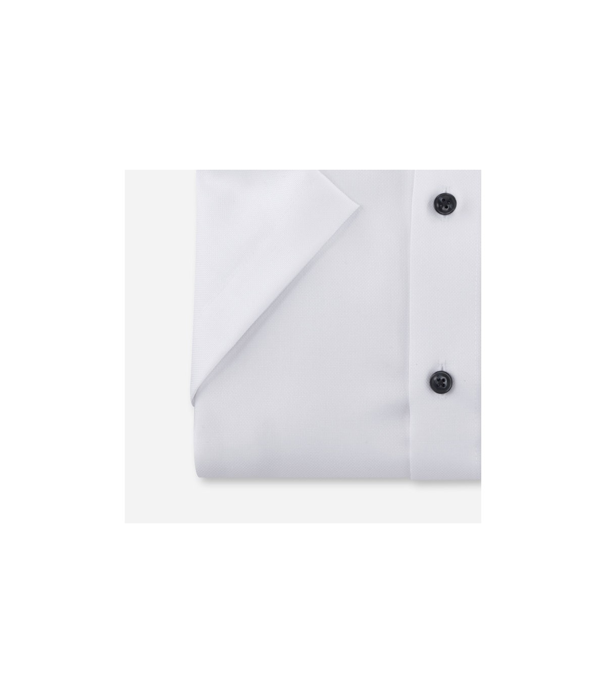 Chemise mc uni olymp 00blanc