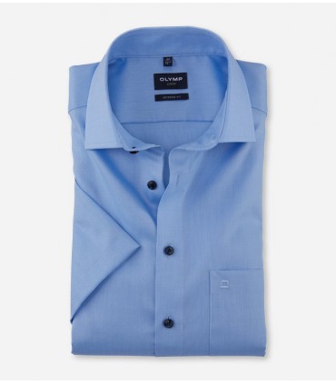 Chemise mc uni olymp 11ciel
