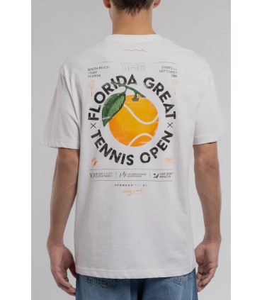 Tee shirt mc teddy smith 202blanc