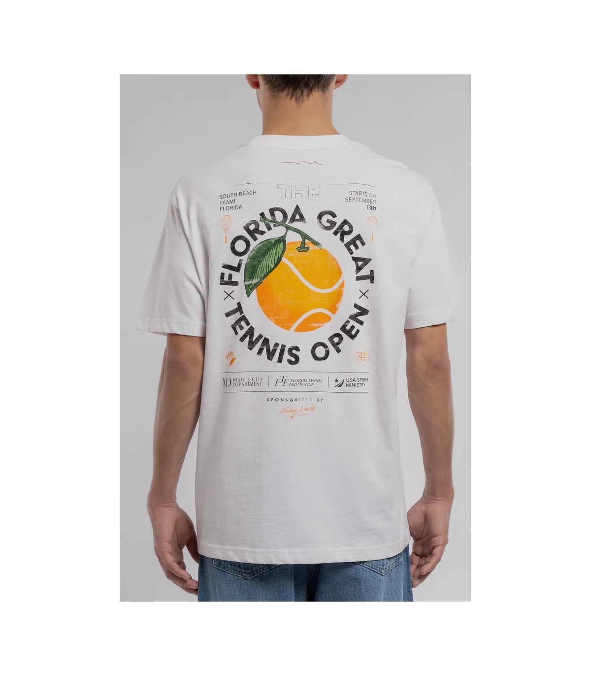 Tee shirt mc teddy smith 202blanc