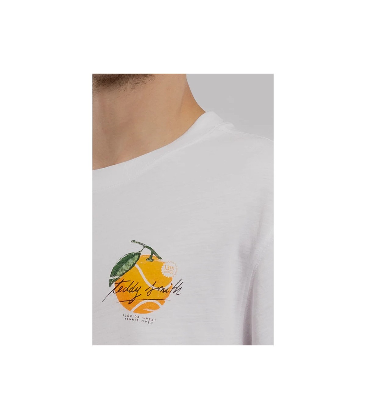 Tee shirt mc teddy smith 202blanc