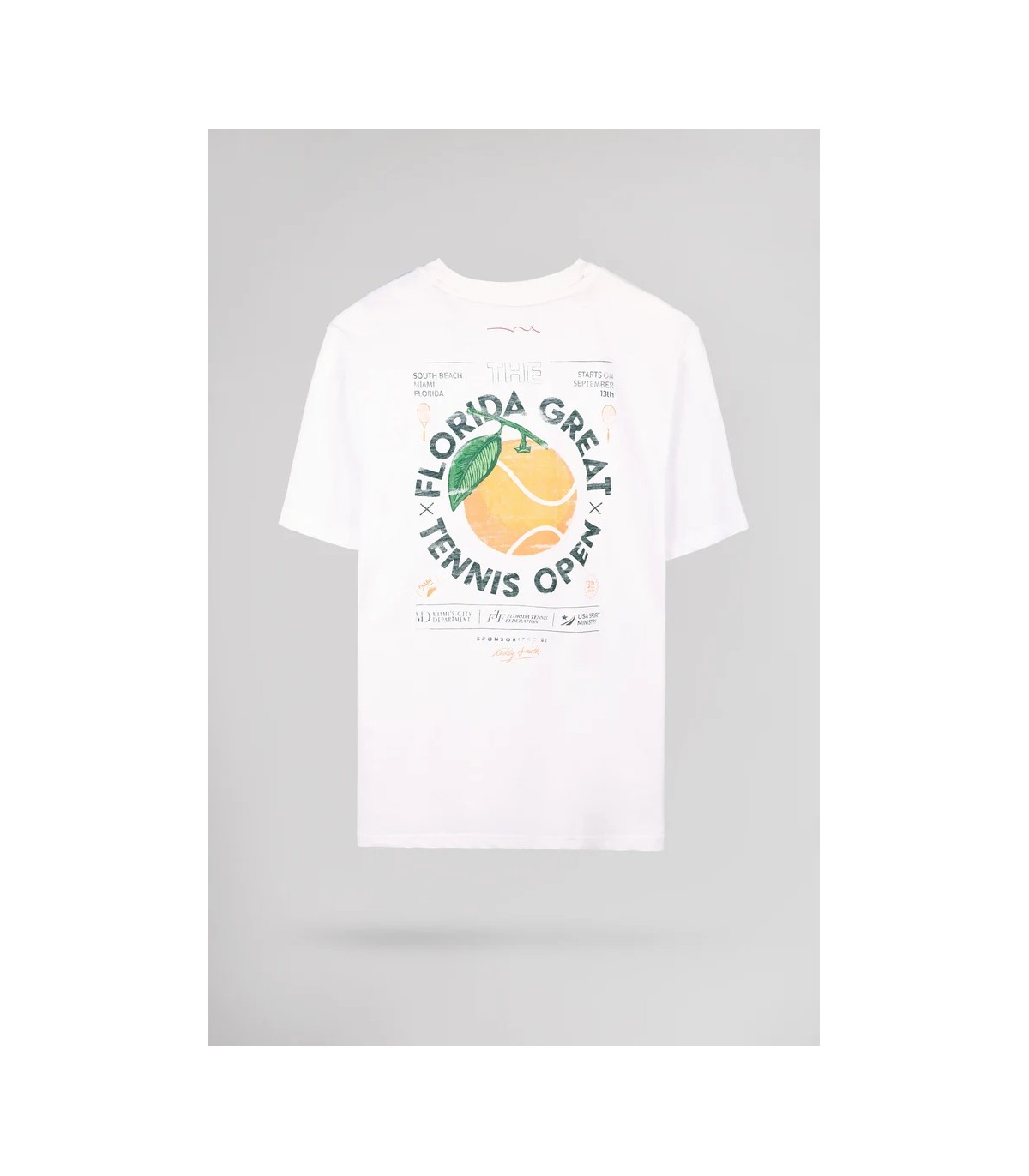 Tee shirt mc teddy smith 202blanc