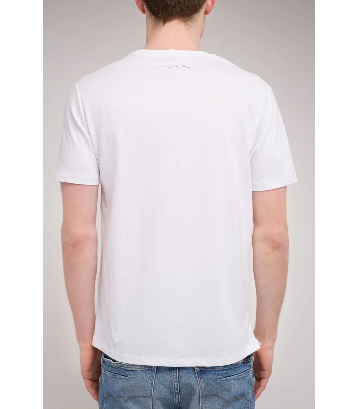 Tee shirt mc teddy smith 202blanc