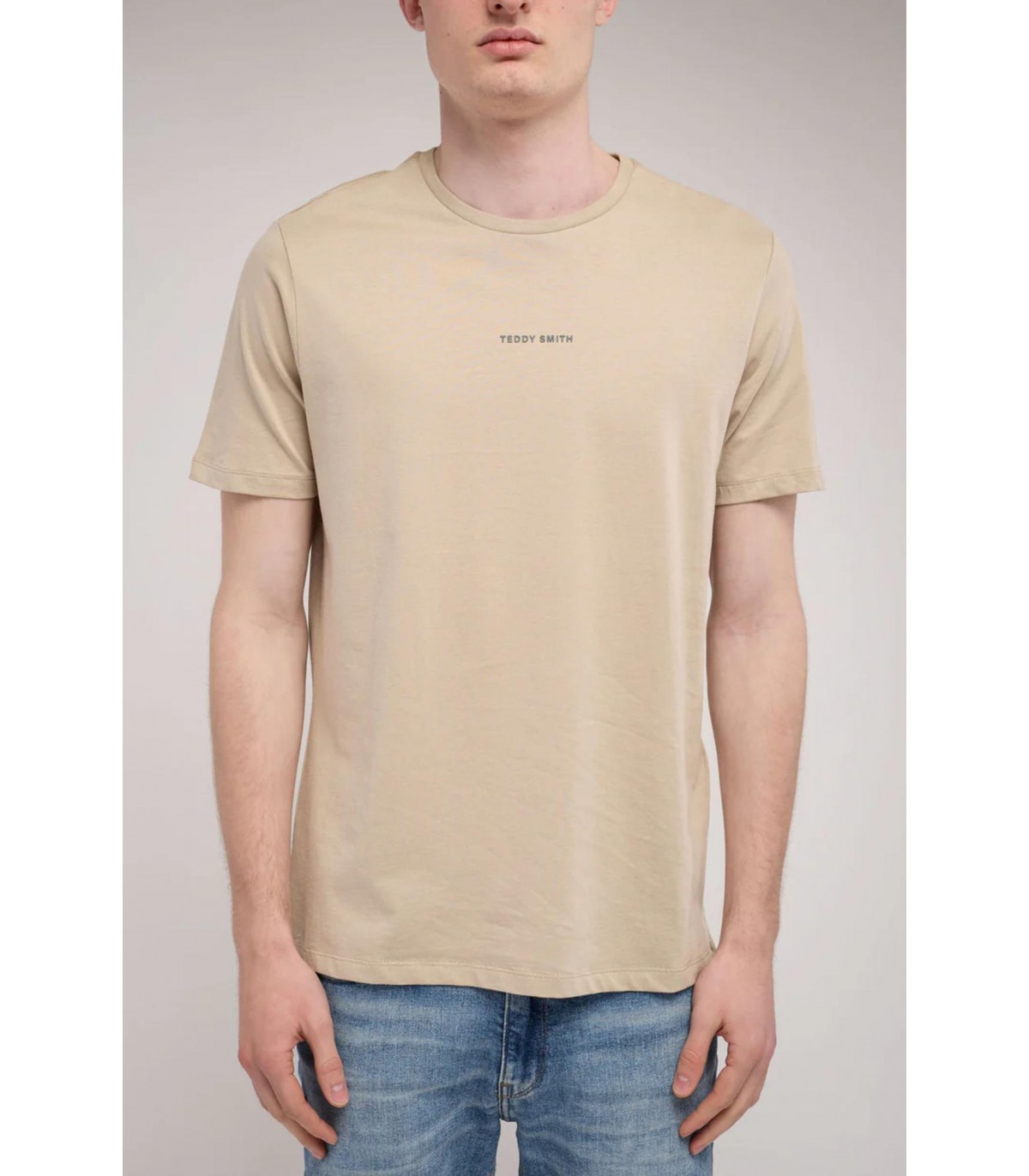 Tee shirt mc teddy smith 222beige
