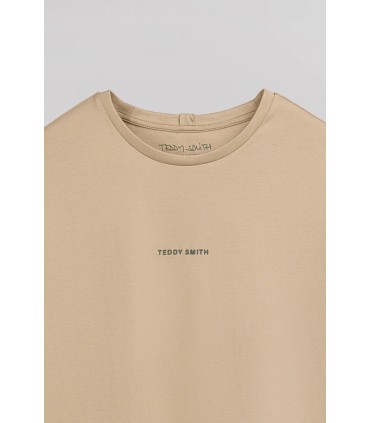 Tee shirt mc teddy smith 222beige