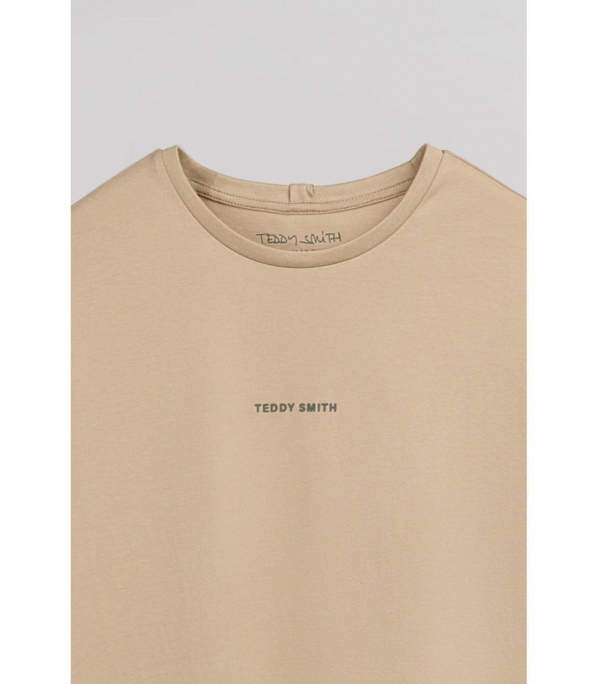 Tee shirt mc teddy smith 222beige