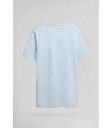 Tee shirt mc teddy smith 322dpastelblue