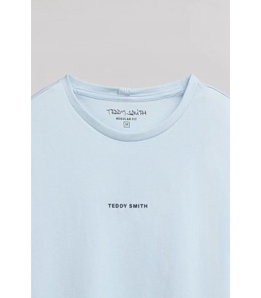 Tee shirt mc teddy smith 322dpastelblue