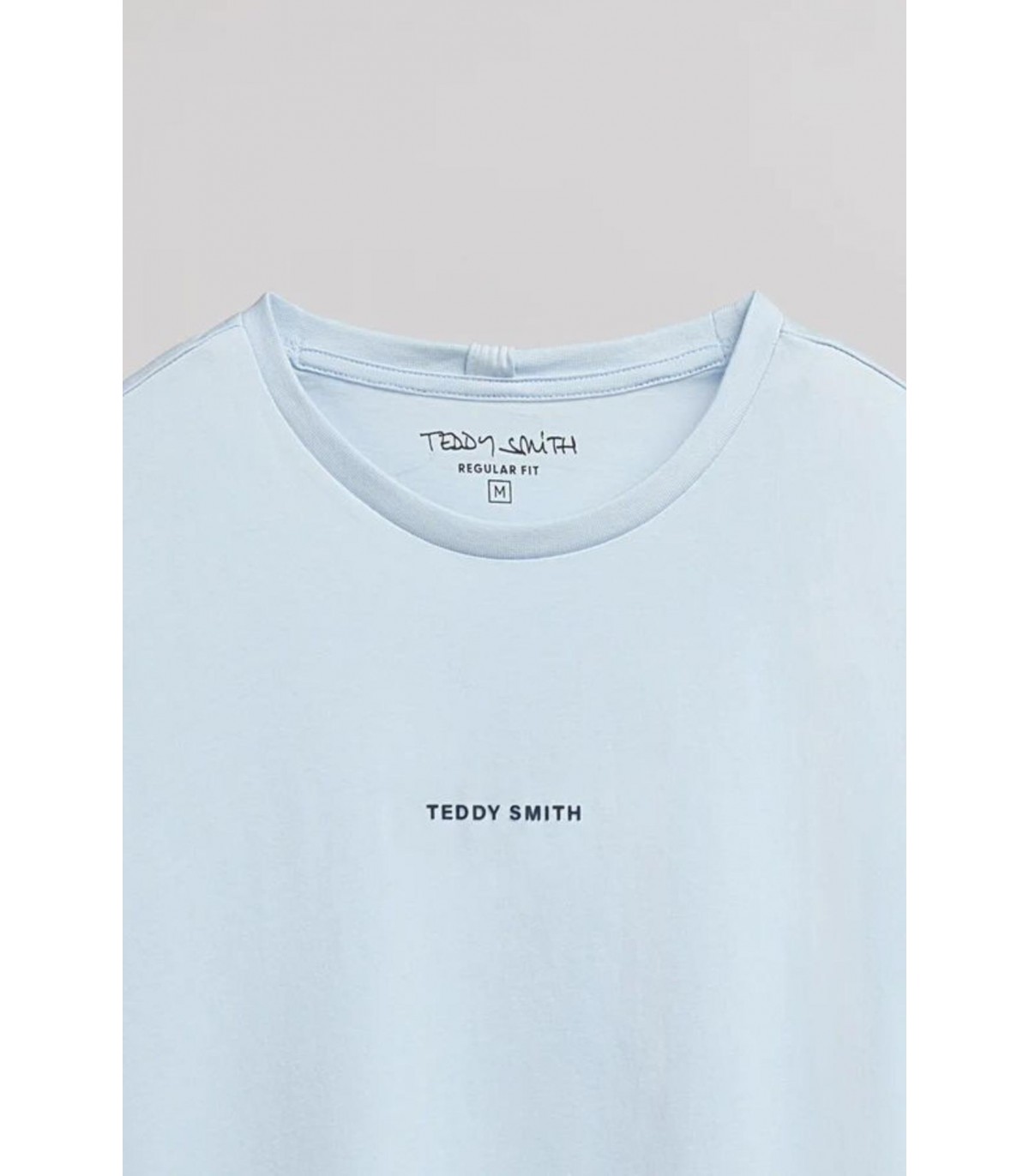 Tee shirt mc teddy smith 322dpastelblue
