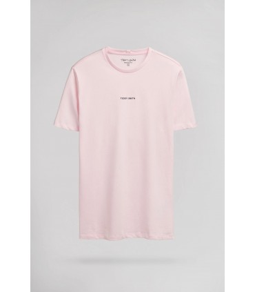 Tee shirt mc teddy smith 759fpinkshirt