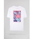 Tee shirt mc teddy smith 202blanc