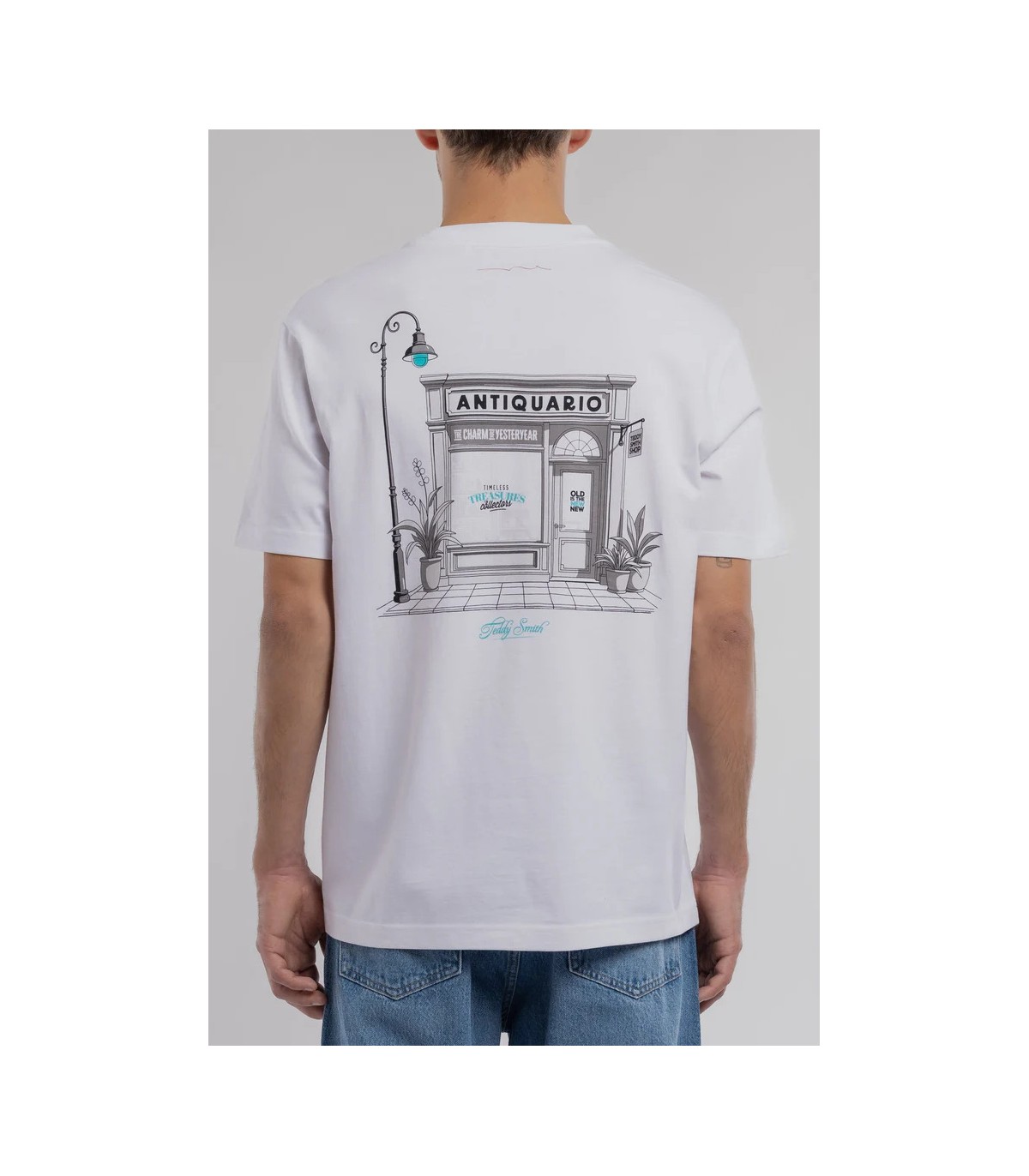 Tee shirt mc teddy smith 202blanc