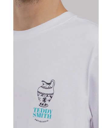 Tee shirt mc teddy smith 202blanc