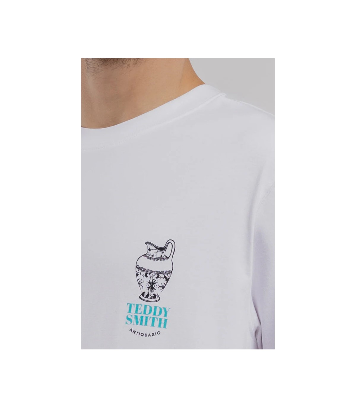 Tee shirt mc teddy smith 202blanc
